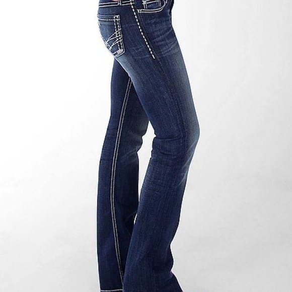 BKE Denim - BKE Women’s Stretch Kate Jeans,  Size 27x33.5”